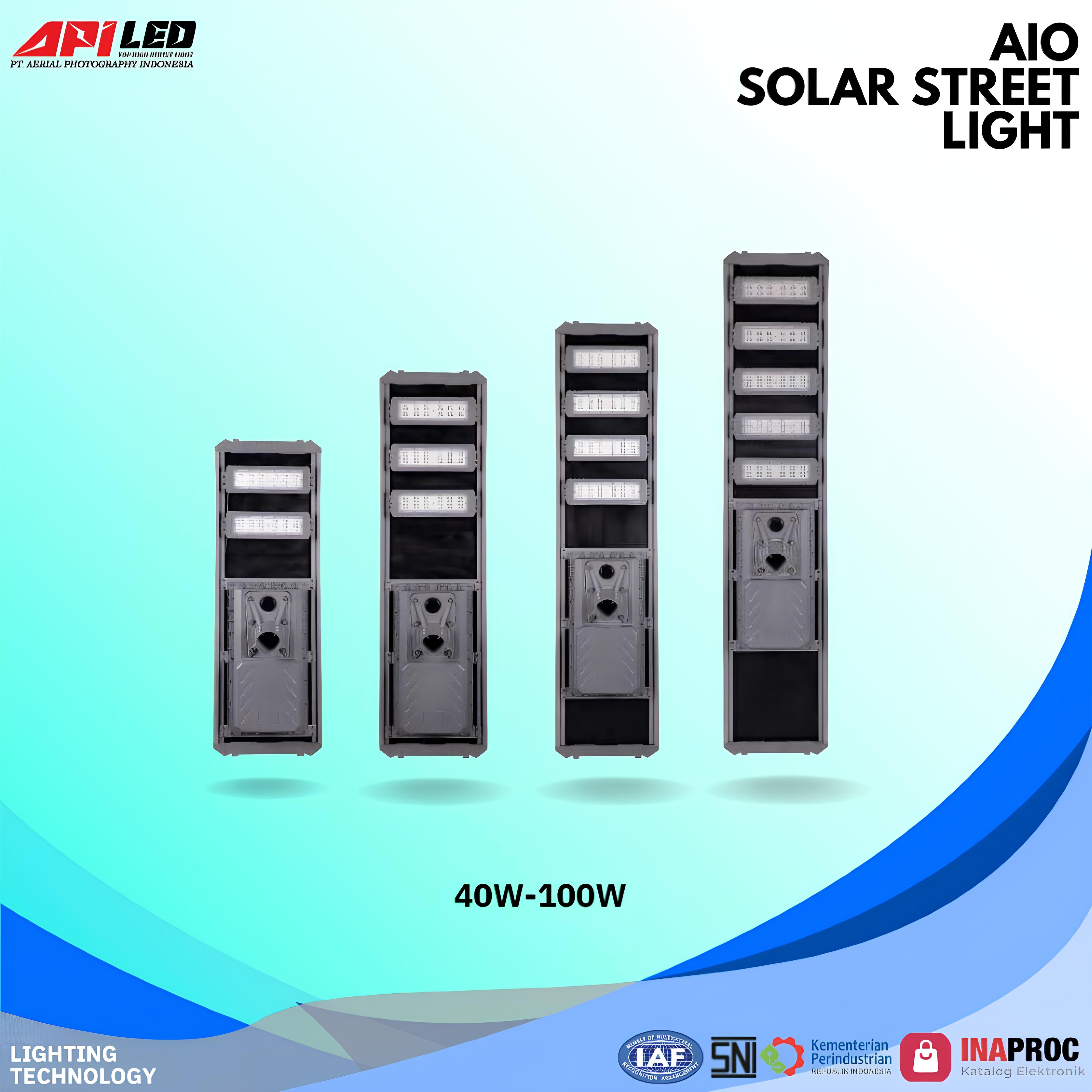  PJUTS : AL-SSL-AIO - Lampu jalan tenaga surya AL-SSL-AIO merupakan solusi penerangan jalan efisien yang menggabungkan panel surya, baterai, dan lampu LED dalam satu sistem terintegrasi. Dengan teknologi SMD5050 yang efisien, lampu ini menawarkan distribusi cahaya merata, ketahanan luar biasa, dan pencahayaan optimal di berbagai lokasi.